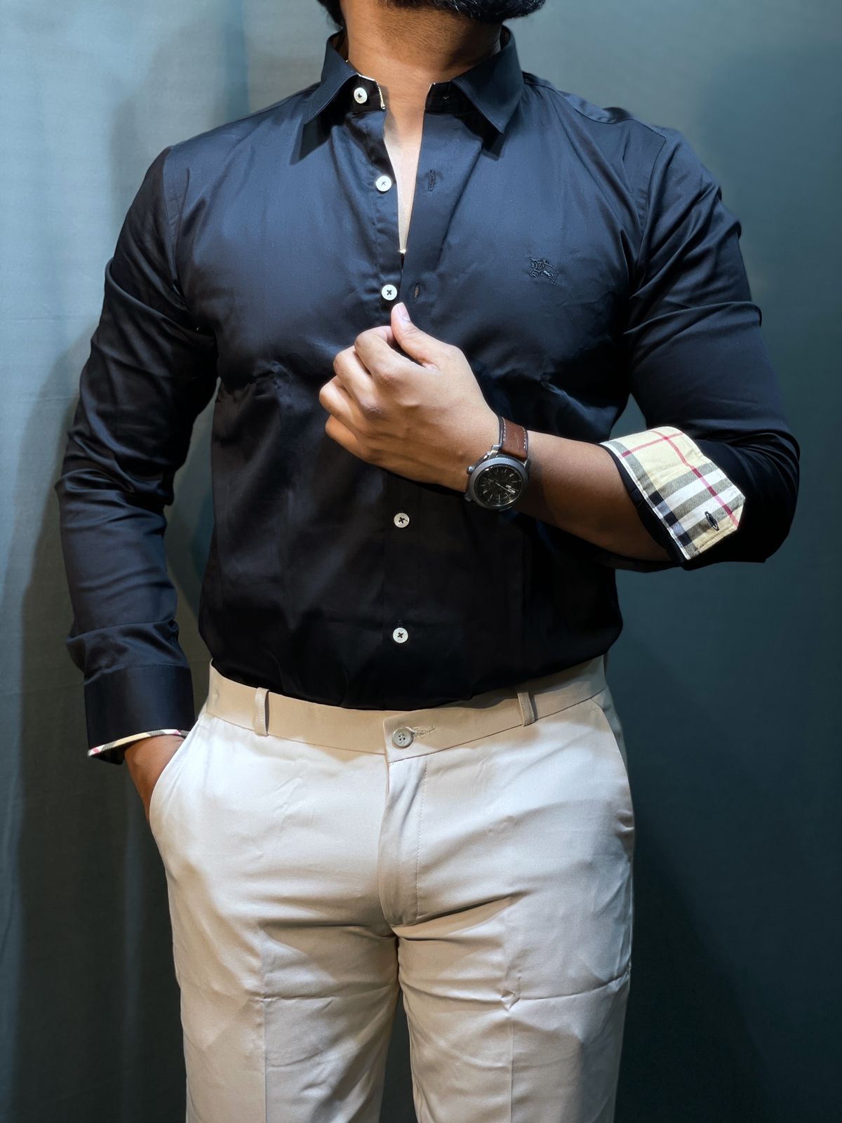 Very Premium Quality Plain Shirt With Soft Shine